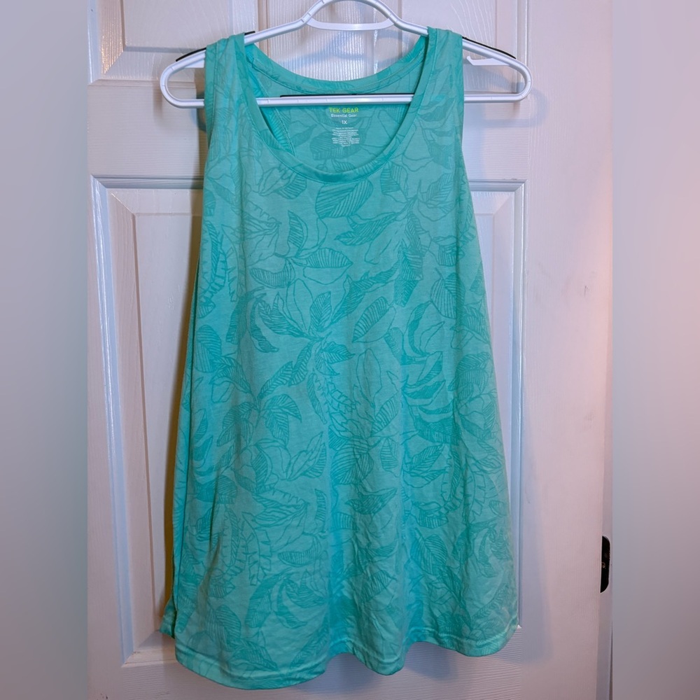Tek Gear Vibrant teal Essential Top 1X